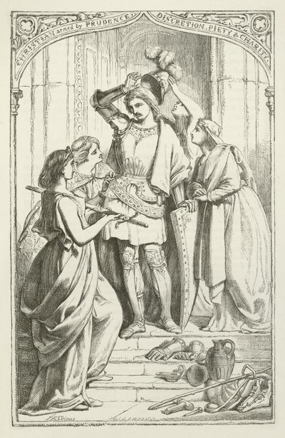 Illustrazione per Il pellegrinaggio del cristiano di John Bunyan da Henry Courtney Selous